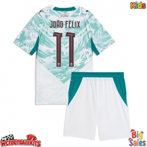 Portugal Joao Felix #11 Replica Away Stadium Kit for Kids World Cup 2026 Short Sleeve (+ pants)